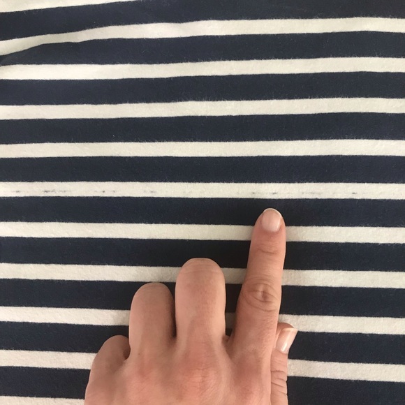 Nautical Navy and White Striped Dress - Picture 5 of 6